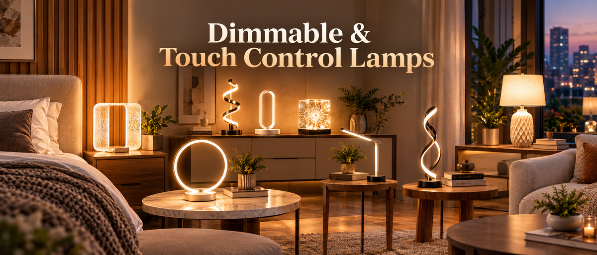Dimmable & Touch Control Lamps
