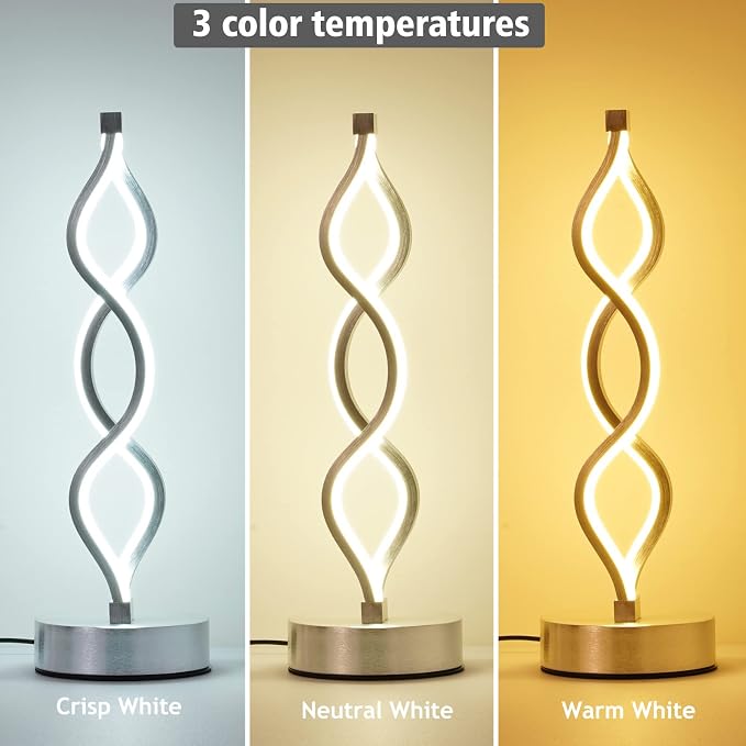 Silver Table Lamps Set of 2, 15.8 InchSilver Table Lamps