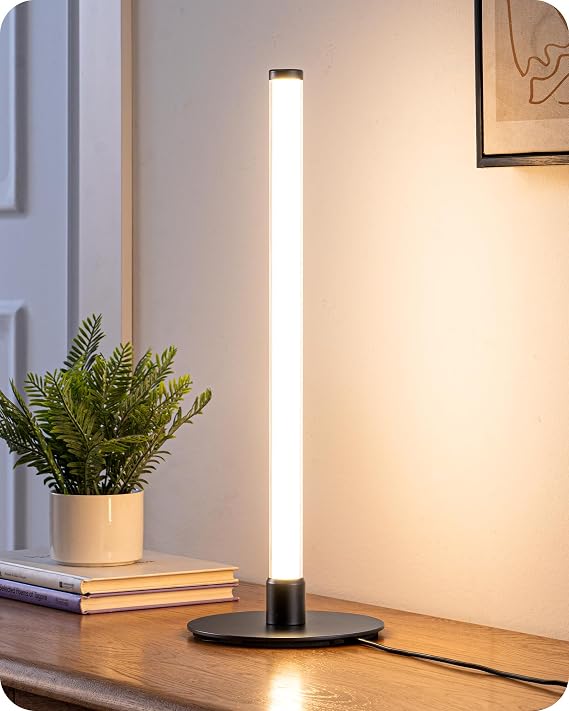LED Skinny Table Lamp – Modern Slim Desk Lamp with 360° Illumination