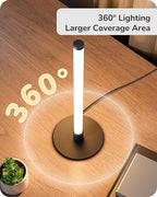 LED Skinny Table Lamp – Modern Slim Desk Lamp with 360° Illumination